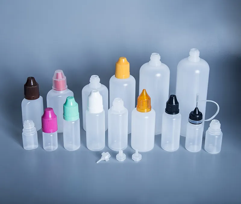 Plastic Squeeze Bottle Eye Drop Bottle OEM Food Grade Sauce Hair Oil Dropper Bottle ODM Customize Mold 3ml 5ml 10ml 15ml