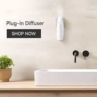 Humidificateur et diffuseur d'air électrique en métal B2B 100 ml mural à brancher pour l'aromathérapie pour les grandes pièces usage domestique
