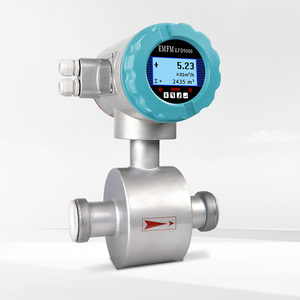 Đồng hồ đo lưu lượng điện từ khu vực biến lưu lượng nước mét OEM thép không gỉ cho nước/chất lỏng 220VAC/24VDC/Pin Powered - Product Image 2