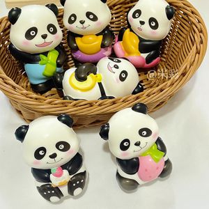 Jouet Squishy Panda 10-12cm en PU à Rebond Lent, Figurine Décorative pour Enfants - Product Image 3
