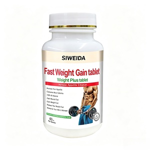Comprimés Prise Poids Naturel Supplément <span class=keywords><strong>Musculation</strong></span> Ginseng Appétit Bodybuilding Hommes Femmes Weight Plus - Product Image 2
