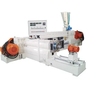 Tweetraps Extruder Twin Schroef + Enkele Schroef Plastic Extruder Voor Compounding Pellet Maken