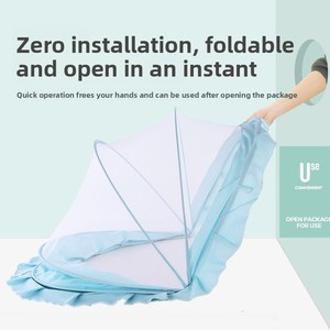 Zanzariera Pieghevole in Plastica per Neonati e Bambini, Stile Yurt Mongola, Protezione Anti-zanzare - Product Image 6