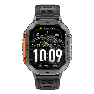 สมาร์ทวอทช์ DSM11 Black X7 GPS หน้าจอ AMOLED 2.13 นิ้ว รองรับ Whatsapp ตอบกลับเร็ว แบตเตอรี่ 1000mAh ระบบระบุตำแหน่ง GNSS หลายย่านความถี่ กันน้ำ 5ATM - Product Image 2