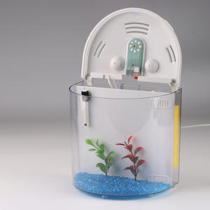 <strong>SUNSUN</strong> Ecological Ornamental Rectangle Small <strong>Acrylic</strong> Intelligent Small Fish <strong>Tank</strong> Series Glass <strong>Aquarium</strong> with Fllter and Led Light - Product Image 5