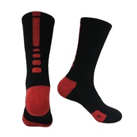 Respirant Automne Solide Compression Durable Tube Moyen Hommes Basketball Elite Chaussettes De Sport À Séchage Rapide