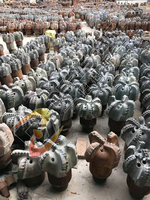 Forets de forage PDC pour puits de pétrole d'occasion, corps en acier matriciel, 8 1/2 12 1/4 pouces, taille de la lame de coupe 4 5 6, 19 mm