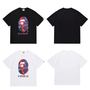 A <b>Bathing</b> Ape Men's Cotton T-Shirt With Ape Print Casual Wear - Product Image 5