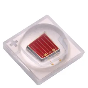 Cina 3535 1w 2w 3w colore rosso 620nm 625nm 630nm diodo chip led ad alta potenza per terapia della luce rossa
