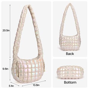Sac fourre-tout matelassé et rembourré léger pour une utilisation en bandoulière - Product Image 2