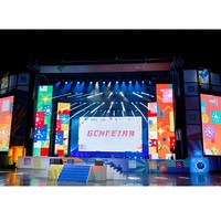 Layar LED Sewa P2.6 Indoor Low Blue Light dengan Rangka Tahan Lama untuk Konferensi Pers Merek Premium