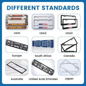 Customizable Material Car Accessories 2026 Custom Design <b>License</b> Plate <b>Frame</b> for USA - Product Image 5