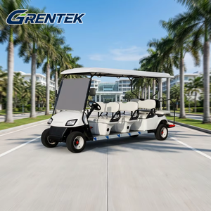 Voiturette de golf électrique personnalisable 6 places de qualité supérieure – Chariots de golf électriques sur mesure pour routes non publiques - Product Image 1