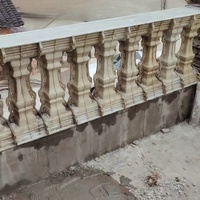 60CM de hauteur nouveau modèle balustrades en plastique mains courantes moule ciment escalier garde-corps balcon garde-corps et rampes de pont pour balcon