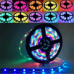 Digital Pixel Addressable WS2811 2811 SMD 5050 Led Hard Strip 12V 10mm 24V 16703 30Leds 60Leds Dream Color Led Bar Lights