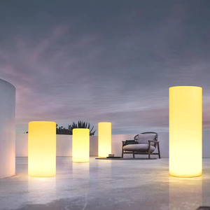 Lampes <span class=keywords><strong>de</strong></span> <span class=keywords><strong>jardin</strong></span> solaires à pilier LED pour l'aménagement paysager extérieur, <span class=keywords><strong>jardin</strong></span> <span class=keywords><strong>de</strong></span> villa dans un style minimaliste Caractéristique avec étanchéité - Product Image 1