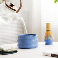 Ensemble complet d'outils pour la préparation du matcha japonais, boîte personnalisée, avec bol à matcha, fouet et pot à poudre, accessoire pratique pour la préparation du thé