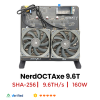 NerdOCTAxe 9.6TH/s 160W Bitcoin Solo Miner SHA-256 WiFi Home ASIC Miner