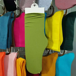 Nouvelles <span class=keywords><strong>chaussettes</strong></span> fines effet glace pilée colorées pour étudiantes, populaires auprès des femmes et des jeunes filles, avec grande élasticité - Product Image 4