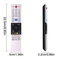 Control de CT-8541Remote para Toshiba HD LCD LED TV con Prime Video Netflix F play Freevieww Botones No se requiere configuración