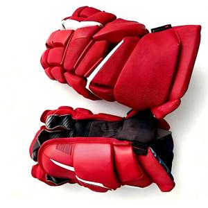 Guanti da Hockey su Ghiaccio Premium BD per Bambini 10-15 Pollici S/M/L Traspiranti Comodi Protezione Antiurto in Fibra di Carbonio Spessa Personalizzabili - Product Image 5
