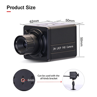 Kamera Mini USB ZWAK H65 720P 1MP 12mm 25 derajat Lensa CS CMOS 30fps Plug & Play UVC Kompatibel Homekit untuk Peralatan Elektronik