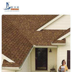 Compre tejas de techo, paneles de asfalto laminados duraderos para construcción residencial y de villas - Product Image 1