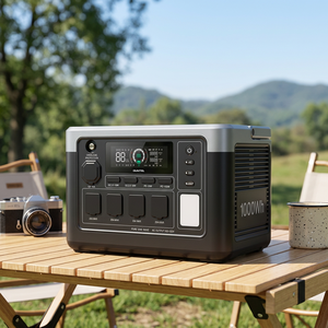 Générateur solaire extérieur, station d'alimentation portable, 1800W, 1500Wh, batterie LiFePo4, alimentation de secours UPS domestique - Product Image 4