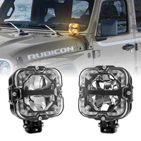 Kit de barres lumineuses LED modulaires 4x4, feux de travail, feux de conduite, montage sur toit UTV, connectables, nouveau style, 24V 25W 6000 lm 6000K pour 4x4