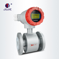 Meteran aliran elektromagnetik air dimasukkan Flange Split Liquid Flow Meter Elektromagnetischer Meter