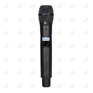 AD4D-2 True Diversity Dual Channel UHF <b>Wireless</b> <b>Microphone</b> System, Metal Handheld Mics <b>for</b> Stage Wedding Karaoke Conference - Product Image 2