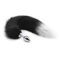 Plug anal en métal de haute qualité en forme de queue de renard, stimulation féminine et masculine, plug anal pour couples, jouets sexuels anaux en silicone