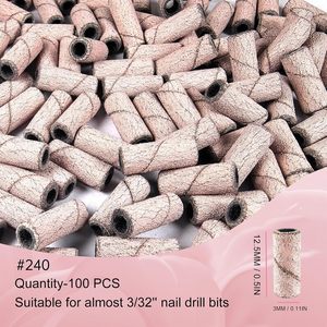 Professionnel 120 #   180 #   240 #   Mini-bandes de ponçage pour manucure et pédicure, ongles en acrylique personnalisés, gel - Lot en gros avec emballage en boîte - Product Image 4