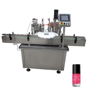 Fully Automatic Glass Nail Polish Bottle Filling Machine Supplier