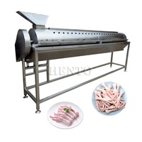 Éplucheur automatique de pattes de poulet/machine de nettoyage de poulet/machine d'épluchage de pieds de poulet