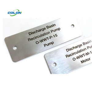 Laser Etched Sign Stainless Steel Plaque Aluminum Engrave Nameplate with Backing Adhesive - Product Image 1