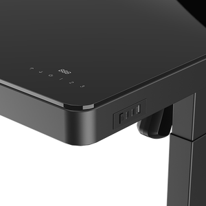 Tempered Glass Top điện chiều cao có thể điều chỉnh PC ngồi đứng bàn bảng với ngăn kéo - Product Image 5