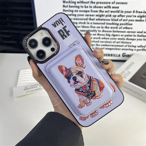 <span class=keywords><strong>Gorilla</strong></span> Nimmy Fall für Apple iPhones 16-11 Serie Galaxy S24-S21 Brieftasche Karte Slot Fall Luxus Leder Handy Rückseite - Product Image 2