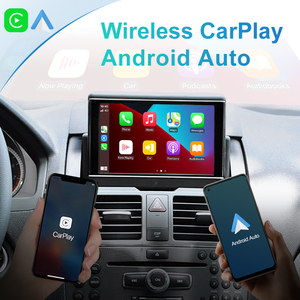 ตัวถอดรหัส Wireless CarPlay Android Auto สำหรับรถยนต์ Mercedes Benz C GLC Class W205 W204 X253 NTG 4.0 NTG4.5 NTG5.0 BT Mirror Link - Product Image 6