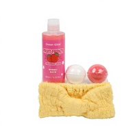 Coffret cadeau OEM, fruits, ingrédients naturels personnalisés, bombes de bain moussantes, bombes de bain à étiquette privée
