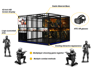 Hấp dẫn thiết kế mới VR lồng phòng thiết bị thực tế ảo 9D VR Máy trò chơi với nhà máy giá thấp - Product Image 4