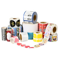 Etiquetas Adhesivas de PVC Impermeables Personalizadas para Alimentos, para Envasado de Frutos Secos y Frutas en Supermercados Etiquetas Adhesivas con Impresión de Logotipo