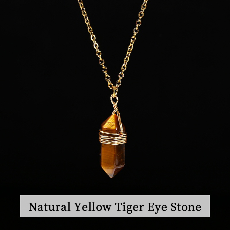 Tiger Eye Stone Necklace