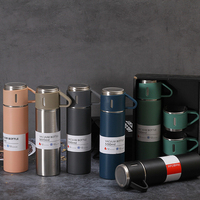 Vente directe d'usine 500 Ml ensemble de bouteilles d'eau étanche 304 flacon à vide en acier inoxydable avec boîte-cadeau
