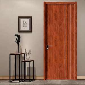 Moderna semplice linea geometrica <span class=keywords><strong>grigio</strong></span> chiaro porta interna adatta per camere da letto con funzioni sia Decorative che insonorizzanti - Product Image 5