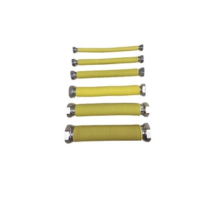 Ống Khí Linh Hoạt PVC Màu Vàng Ống Khí Ga Thép Không Gỉ Tự Nhiên Bằng Kim Loại SUS304 Dùng Trong Gia Đình Đầu Nối Lò Sưởi DN25 - Product Image 1