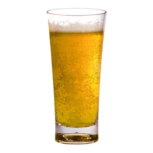 BAR500mlプラスチックカップ厚手の硬質プラスチックガラスビール壊れない1ポリカーボネート6オンスビールグラス