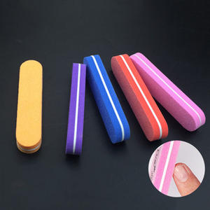 Limas de uñas de esponja para manicura, papel de lija grueso fuerte, lima de uñas, pulidor, <span class=keywords><strong>barco</strong></span>, herramientas para el cuidado de las uñas 100/180 - Product Image 4