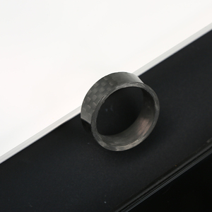 Anillos Negros de Fibra de Carbono para <span class=keywords><strong>Hombre</strong></span> y Mujer, <span class=keywords><strong>Anillo</strong></span> de Boda Punk Único, <span class=keywords><strong>Anillo</strong></span> de Compromiso Antiestrés, Aniversario - Product Image 3