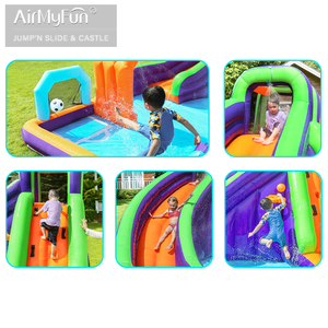 AirMyFun Patio trasero doméstico exterior Camping al aire libre juego de niños fiesta inflable pequeño gorila de salto de dibujos animados con niños - Product Image 3